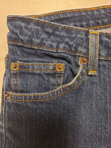 US Polo Assn Straight Dark Wash Medium Rise Blue Jeans Women's Sz 8 (30x28) - Picture 4 of 7