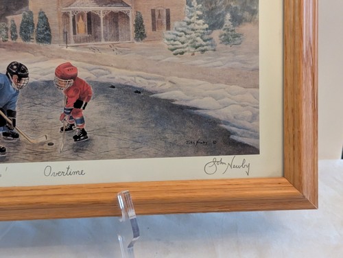 Canadian Framed Print "Overtime" by John Newby. Signed /Professionally Framed - Picture 5 of 11