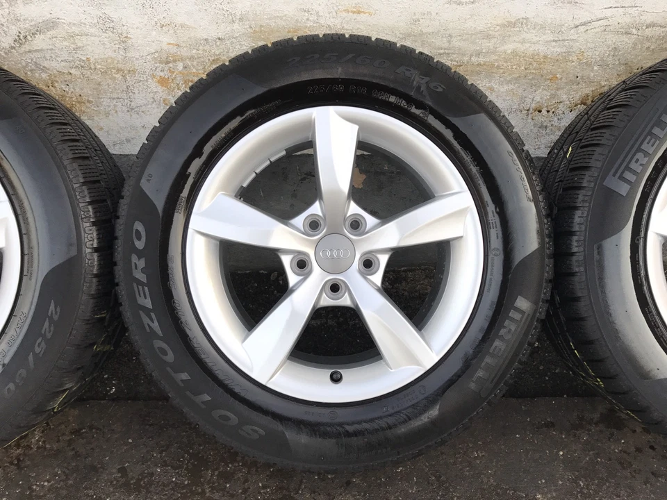 Original Audi A6 4G 16 Zoll S Line Winterräder Winterreifen 4G0071496 DOT15 7mm - Bild 3 von 4