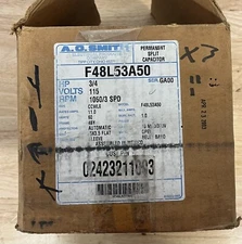 AO Smith F48Y54A50 Blower Motor 115V 610041886 3/4HP