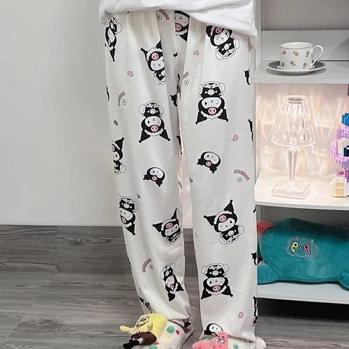 KT Cinnamoroll Kuromi My Melody Pochacco Women Pajama Pant Home Trousers - Picture 9 of 30