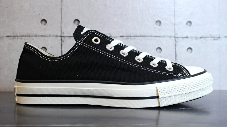 Converse All Star J OX Black Made in Japan Low Cut Men's Converse All Star J OX Black Made in Japan Low Cut Men's