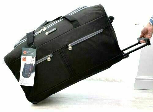 27" Wheel Case Cabin Approved Bag Holdall Trolley Luggage Weekend Duffle Bag - Picture 20 of 21