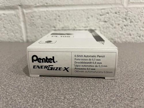 Pentel ENERGIZE-X 0.5 mm Automatic Pencil BLACK PL105 Box Of 12 - Picture 4 of 6