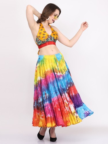 Lote al por mayor de falda de algodón para mujer de 25 yardas tie dye - Elige cantidad y color - Imagen 31 de 40
