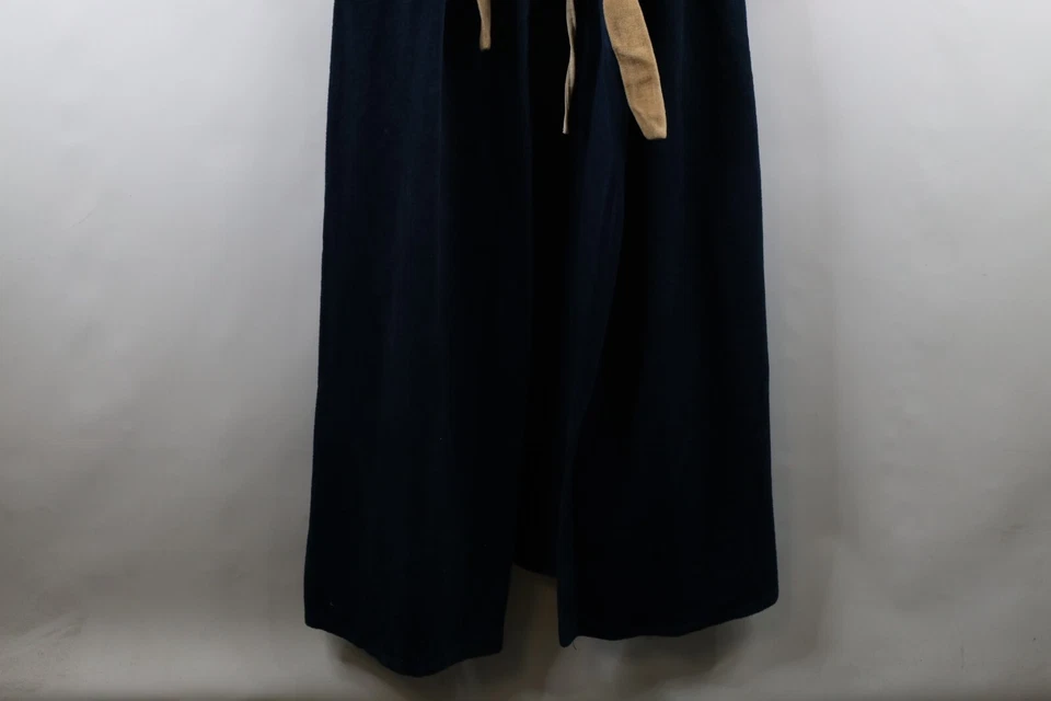 Vintage 60s 70s Rockabilly Mens Large Distressed Velour Belted Bath Robe USA - Image 4 of 4