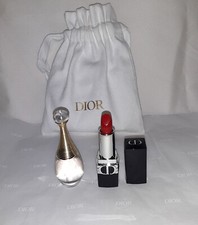 Dior JADORE Eau de Parfum 5mL /0.17oz Mini Lipstick 999 Set in Dust Bag