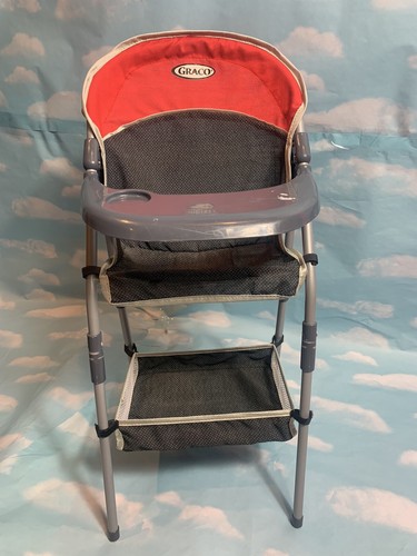 Vintage Tolly Tots Graco Red Highchair 