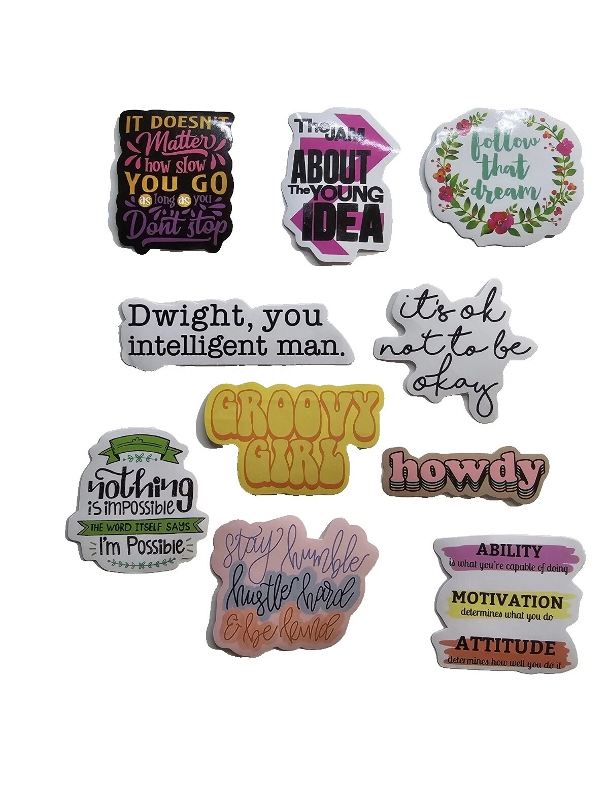 Palabras y frases Pegatinas para colecciones de Recortes