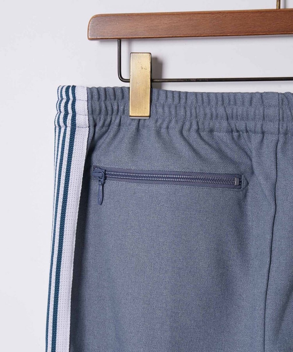 NEEDLES × WILD LIFE TAILOR Track Pants Narrow Blue White NEEDLES × WILD LIFE TAILOR Track Pants Narrow Blue White