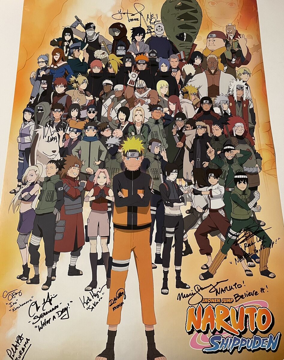 Naruto Shippuden Group Character Poster 2 Piece Set