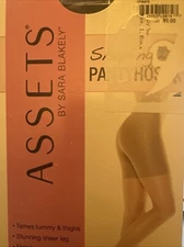 SPANX Assets by Sara Blakely Shaping Pantyhose 126B - BLACK SIZE 1