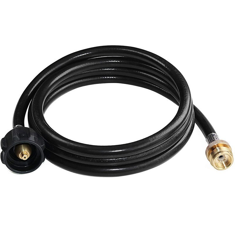 6 Ft Propane Adapter Hose 1lb to 20lb Converter Replacement for Tank Connects