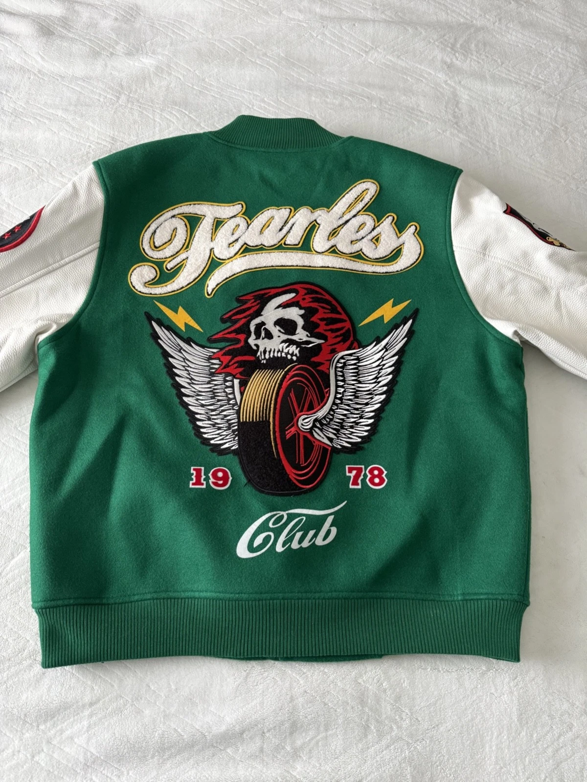 Roku Studio Green Varsity Jacket Men’s L - product detail image 4