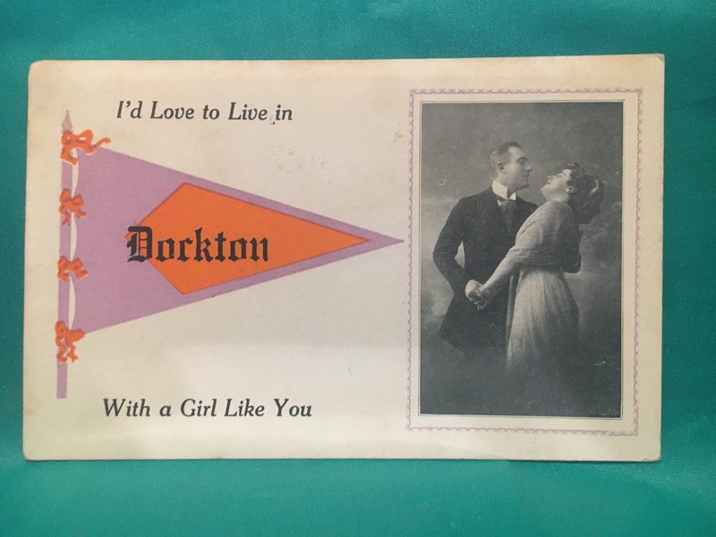 Two souvenir post cards from Dockton Maury (Vashon) Island Washington