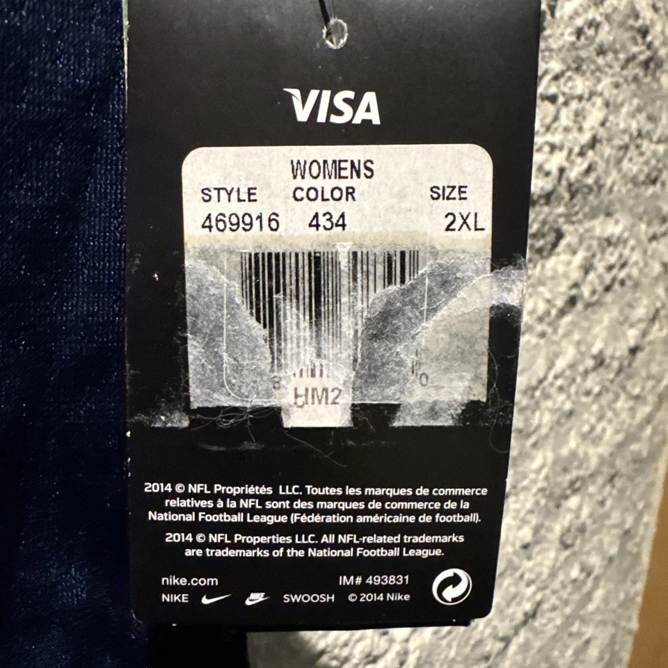 Camiseta para mujer Seattle Seahawks XL azul #29 Earl Thomas lll On Field NFL Nike Foto 4 de 4