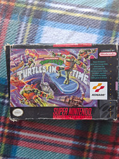 Konami TMNT IV: Turtles in Time Super Nintendo SNES NTSC-U/C w/ Manual CIB