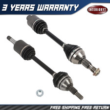 2x For Buick Enclave 2008-17 For Chevy Traverse 2007-17 Front Cv Axle Shaft