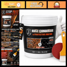 2-in-1 Rust Converter & Metal Primer, 35 oz Rust Reformer Paint, Heat-Resistant