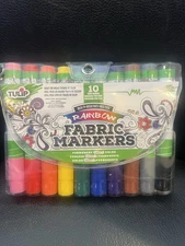I Love To Create 3164-8 Tulip Fabric Markers 10/Pkg-Rainbow