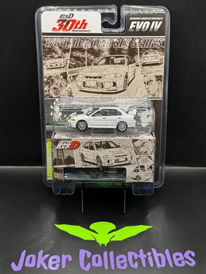 Hobby Japan JDM64 Initial D Mitsubishi Lancer RS Evolution IV Seiji Iwaki VS Tak
