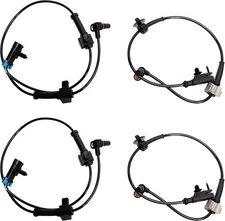 Front and Rear Left & Right ABS Wheel Speed Sensor 2 Pair for Chevy... 