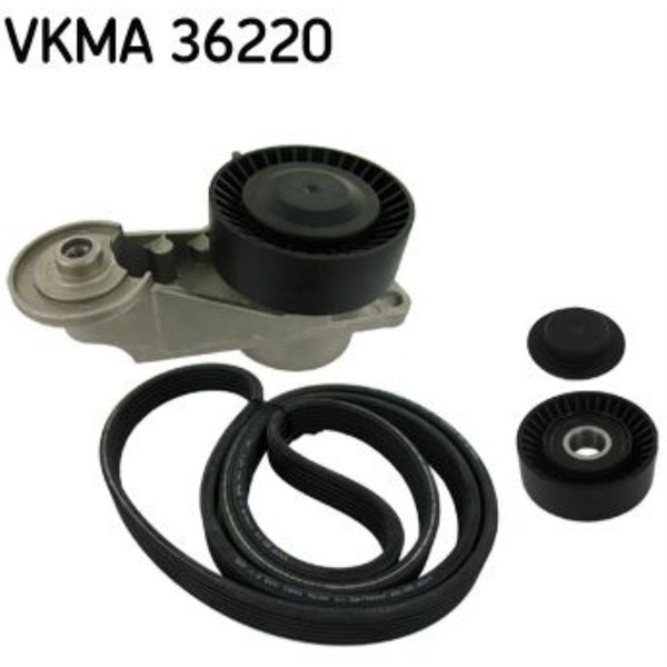 SKF Keilrippenriemensatz Keilrippenriem FüR Volvo V70 II SW P80_ XC70 Cross-image