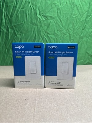 LOT OF2 Tp-link Tapo Smart Switch,Single-pole3way/4-way,Matter Compatible,Energy