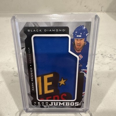 Upper Deck Black Diamond Team Logo Jumbos Mark Messier #TL-ME Rangers 2025-26