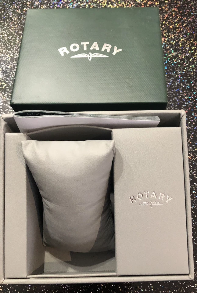 8 x Rotary Watch Box Empty with Cushion  Booklet/Leaflet - Image 3 of 3