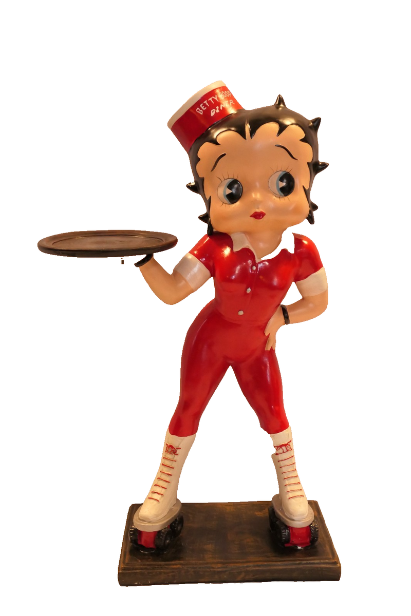 Large Betty Boop Diner Waitress on Skates Statue Figurine 39