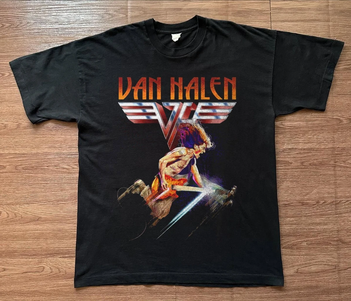 Preços baixos em Camisa de Eddie Van Halen em camisetas masculinas