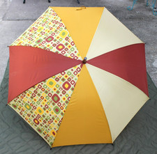 VINTAGE UNUSED ARAMIS WEATHER PATTERNS PROMOTIONAL UMBRELLA  ORIGINAL TAG