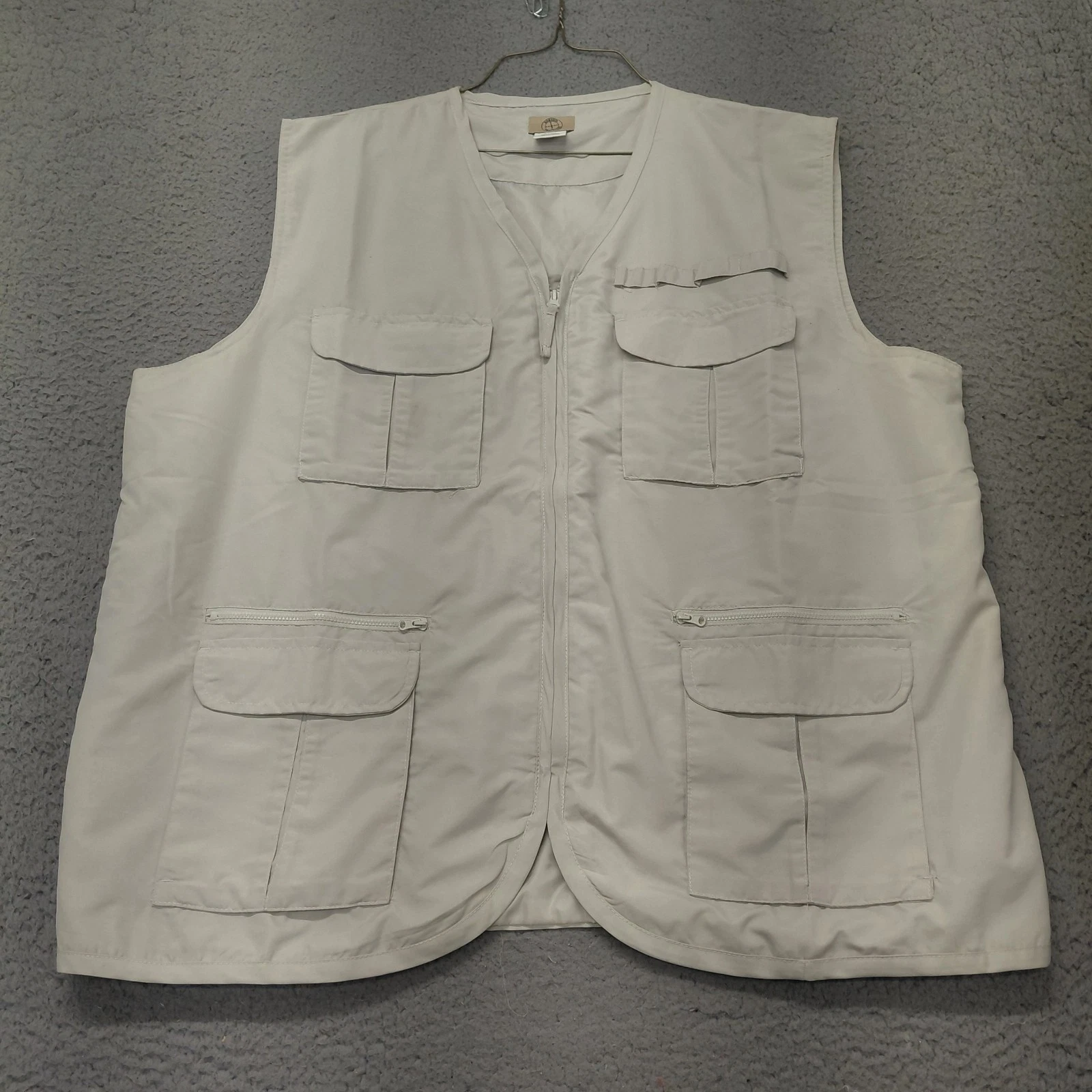 Haband Travelers Vest Men's XXL Tan Fishing Hiking Camping Zip Front Pockets EUC
Opens in a new wind