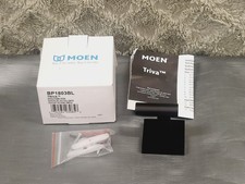 Moen BP1803 Triva Single Robe Hook in Matte Black NEW 