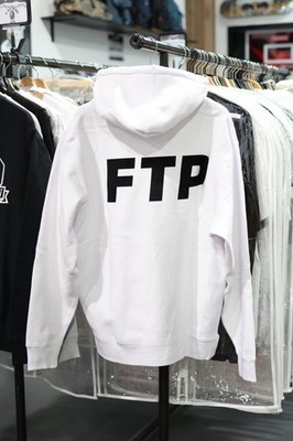 FTP Flocked Pullover Hoodie (White)(SZ:L) | eBay