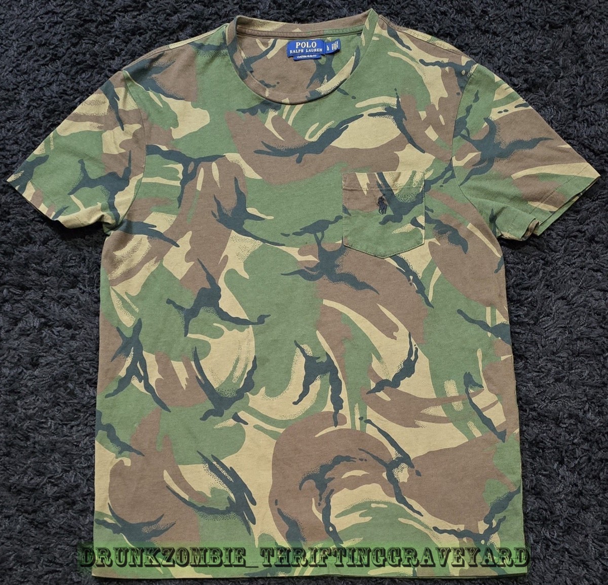 【POLO RALPH LAUREN】CUSTOM SLIM FIT CAMO POCKET Tシャツ POLO RALPH LAUREN CUSTOM SLIM FIT CAMO POCKET T-SHIRT