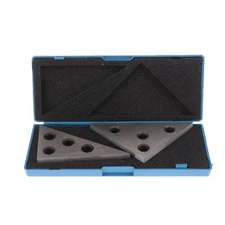 2Pcs Solid Angle Plates Angle Block Set 30-60-90 & 45-45-90 Angle Block Tool
