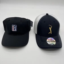 (2) PGA Tour The Players Hats NEW Pukka & Ahead TPC Sawgrass Agronomy Hat