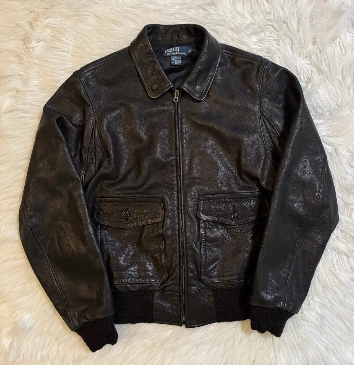 Polo Ralph Lauren Leather Outer Shell Coats, Jackets & Vests for