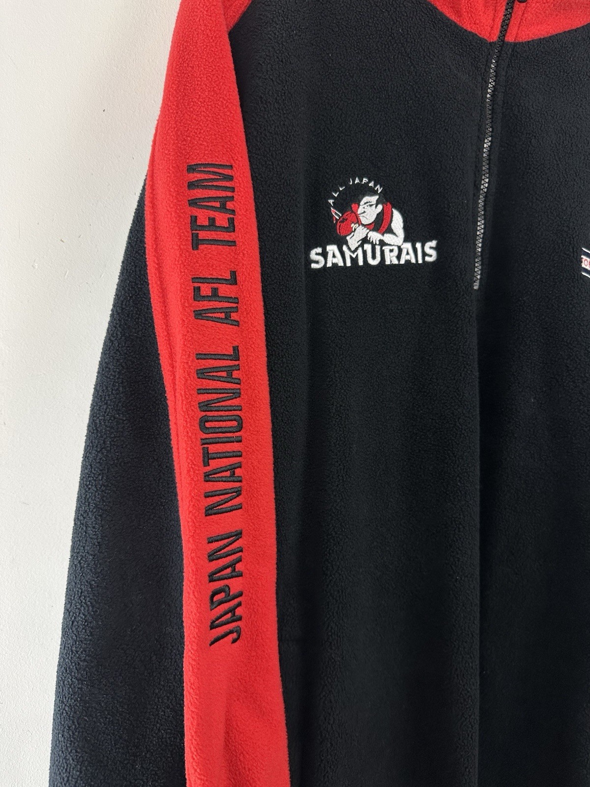 RARE Japan Samurais National AFL Team KOMBAT Fleece Zip Pullover Jumper Size XL image 4