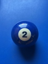Vintage 2 Pool Table Replacement Ball 2 1/4"
