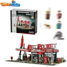 MOC Red Rocket Modular Gas Station Fallout Building Block Set 2267PCS Bricks Toy