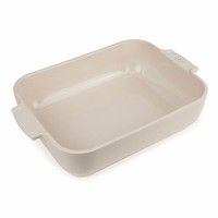 Peugeot Rechteckige Auflaufform Appolia, Ofenform, Keramik, Ecru, 32 Cm, 60046