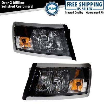 TRQ Headlight Assembly Set Fits 2008-2010 Dodge Dakota 2011 Ram