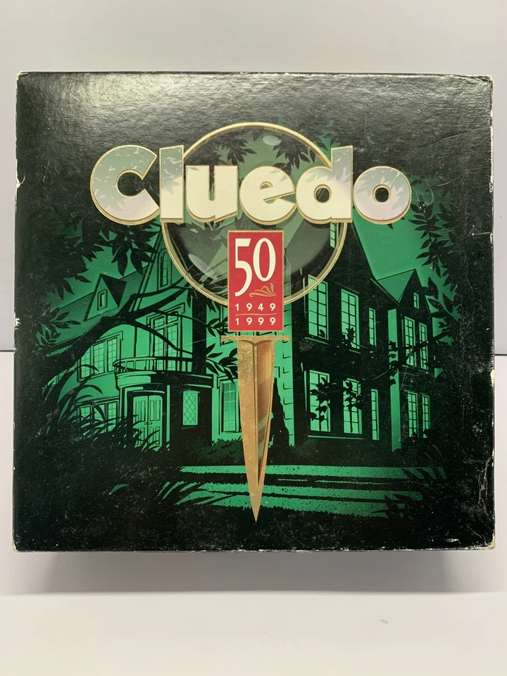 Cluedo 50th Anniversary Edition 1999 Board Game Hasbro 100% Complete Vintage - Image 2 of 4