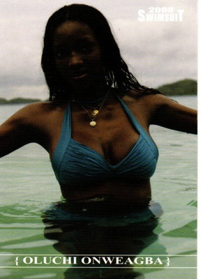 2008 SPORTS ILLUSTRATED SWIMSUIT - VERY SEXY Trading Card #60   OLUCHI ONWEAGBA