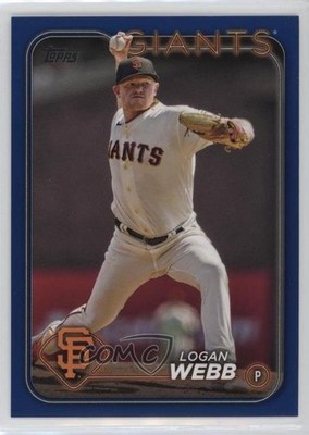 2024 Topps Series 1 Retail Royal Blue Logan Webb #4 0zb7