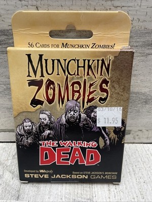 Munchkin Zombies The Walking Dead Expansion Card Game New Sealed