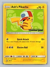 Ash's Pikachu SM112 SMP Pokemon Card EN MP 2017 Pikachu Project on eBay